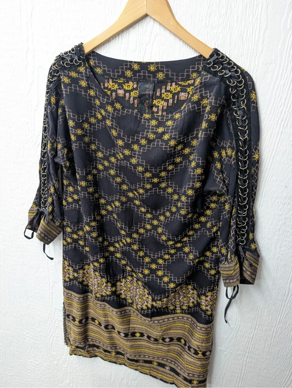 Free People New Romantics Stole My Heart Shift Dress Chain Link Whimsigoth XS/S